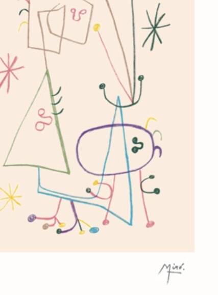 Lithograph by Joan Miró