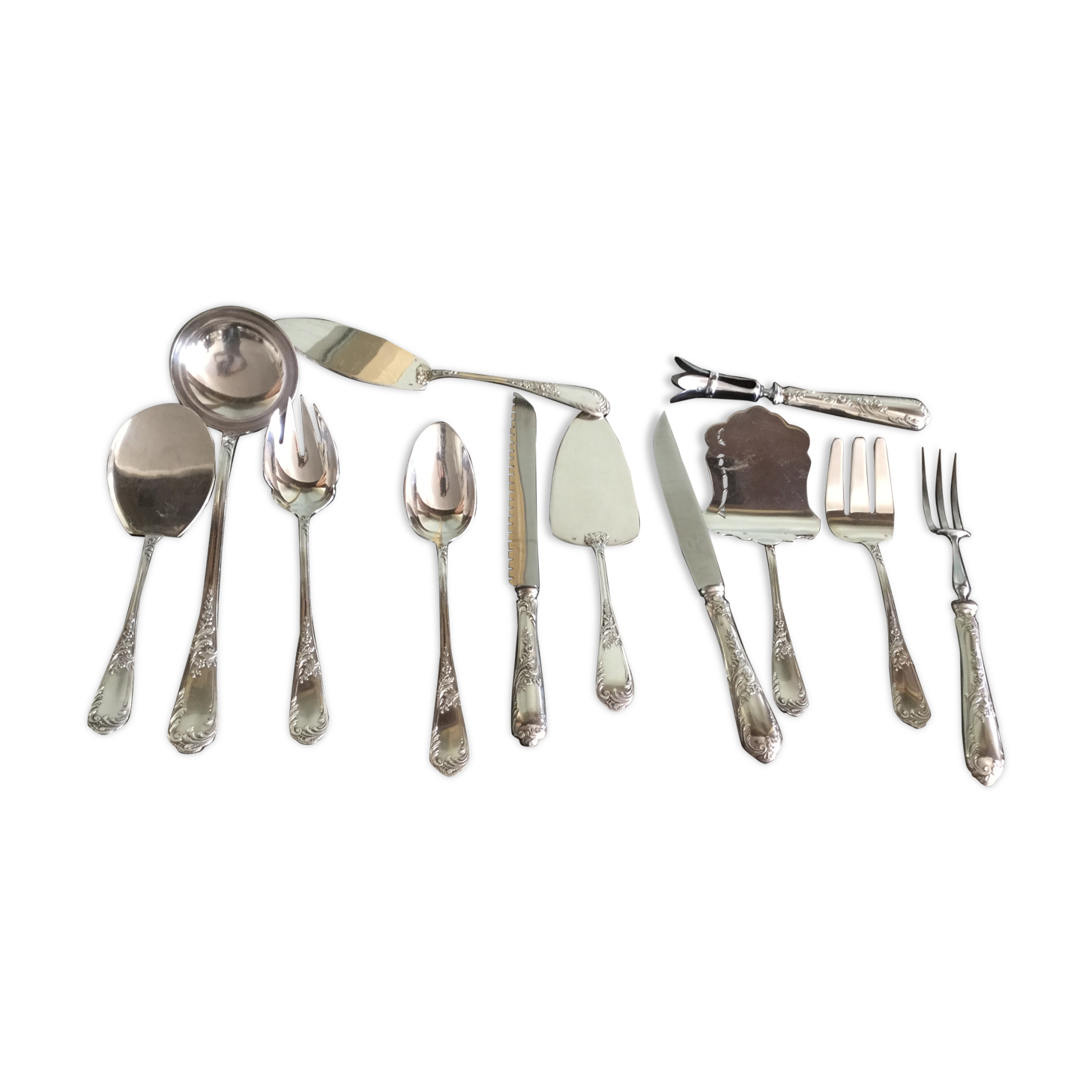 Menagère très complète en metal argenté