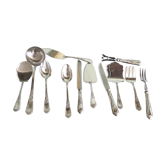 very complete menagère in silver metal