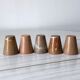5 flower pots in ceramic