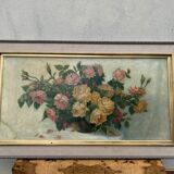 Large Still Life Flowers Painting 136 x 68