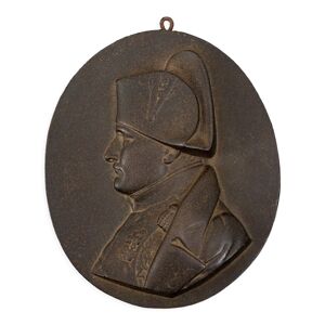 Médaillon profil en bronze XIXe