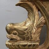 Miroir en bois doré, style régence, fin XlXe