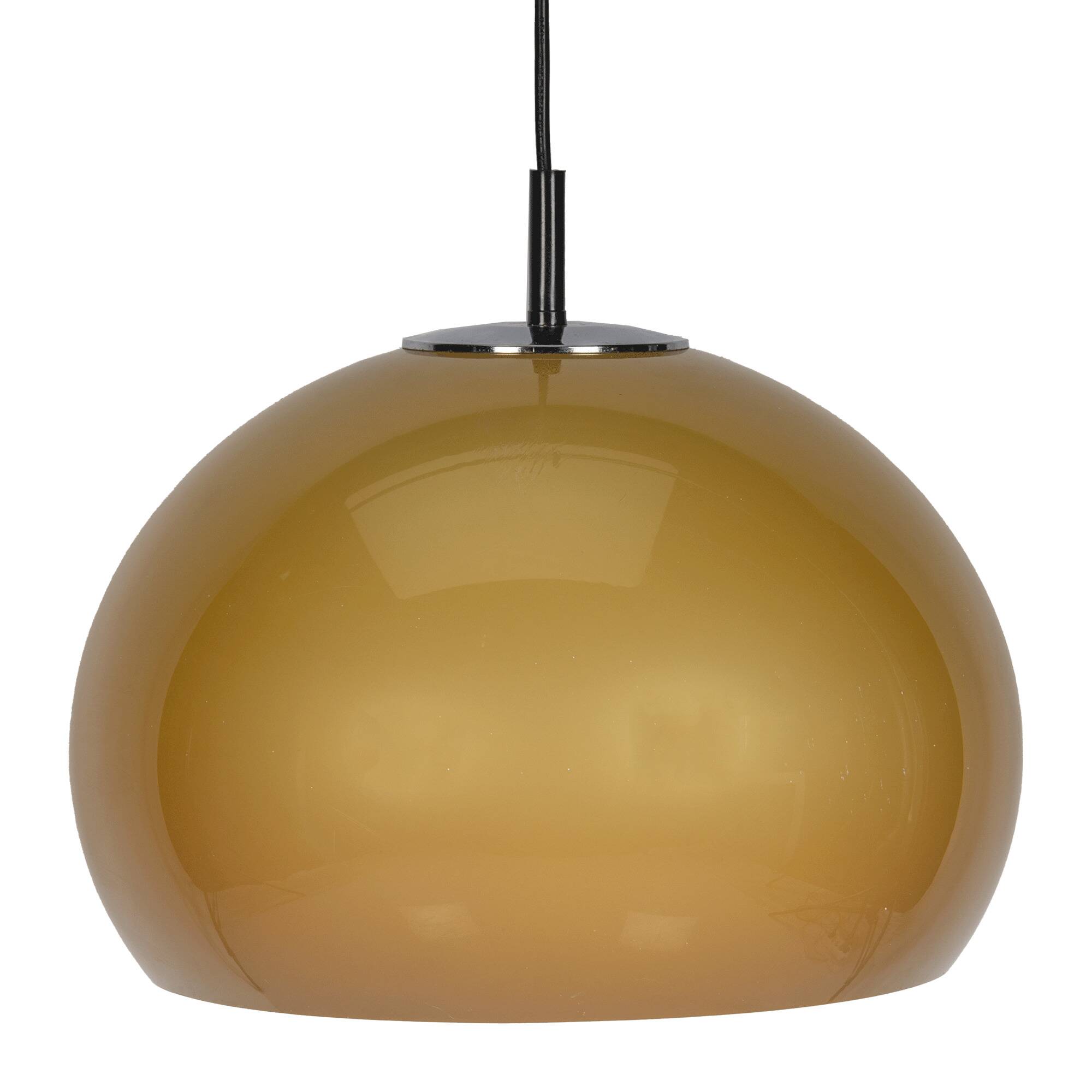 Brown space age pendant lamp