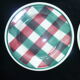 Set of 6 flat plates Faiencerie Nouvelle de Givors