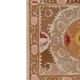 Vintage Turkish hand-knotted rug 114x122 cm