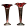 Vases en métal argenté