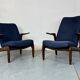 Mid-Century Modernist Danish Teak Lounge Chairs, 1960s, Set of 2