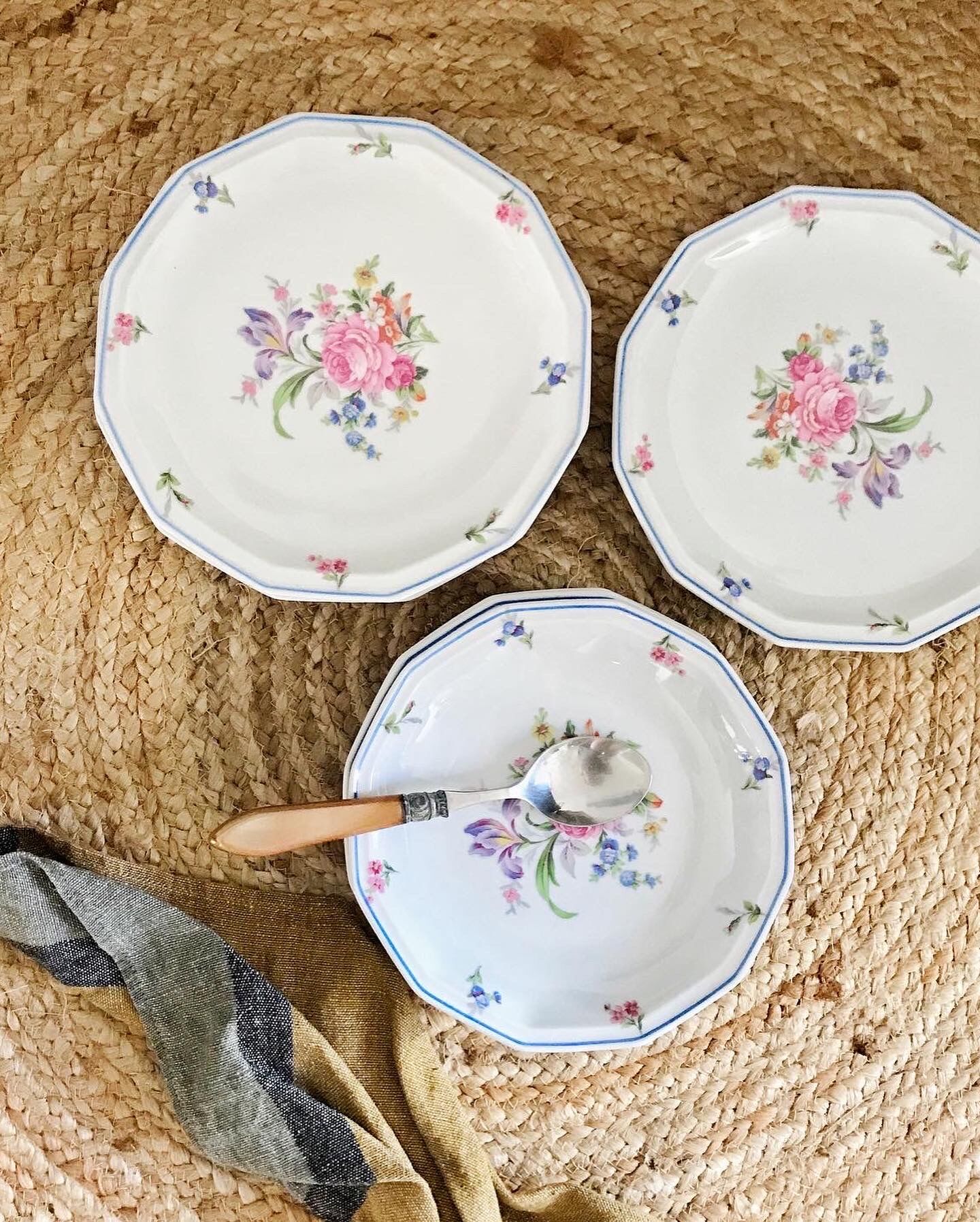 Flat plates limoges porcelain