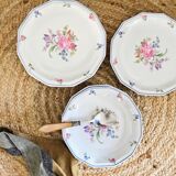 Flat plates limoges porcelain