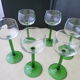 Set de 6 verres à vin d'Alsace en verre uni