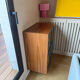 Walnut furniture and gold leaf