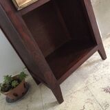 Vintage compass leg bedside cabinet