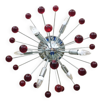 Plafonnier Spheres en verre de Murano