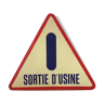 Sign "sortie of usine"