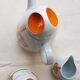 70's coffee maker, sugar bowl and milk pot