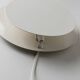 White metal Cirkel wall lamps by Kjeld Darø - set of 2, Danish 1980s diffused light