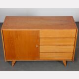Vintage oak storage by Jiri Jiroutek, model U-458, 1960s