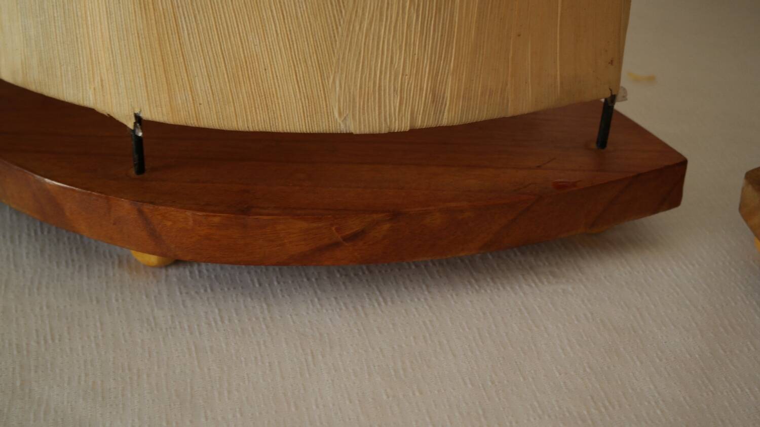 Pair of vintage exotic lamps