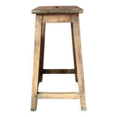 Tabouret haut en bois