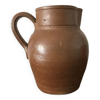Handmade pottery jug pot