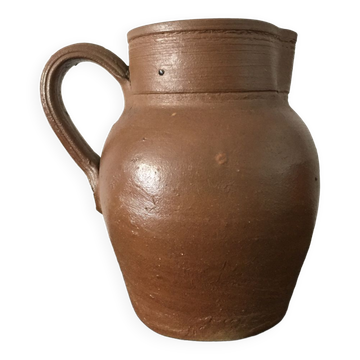Handmade pottery jug pot