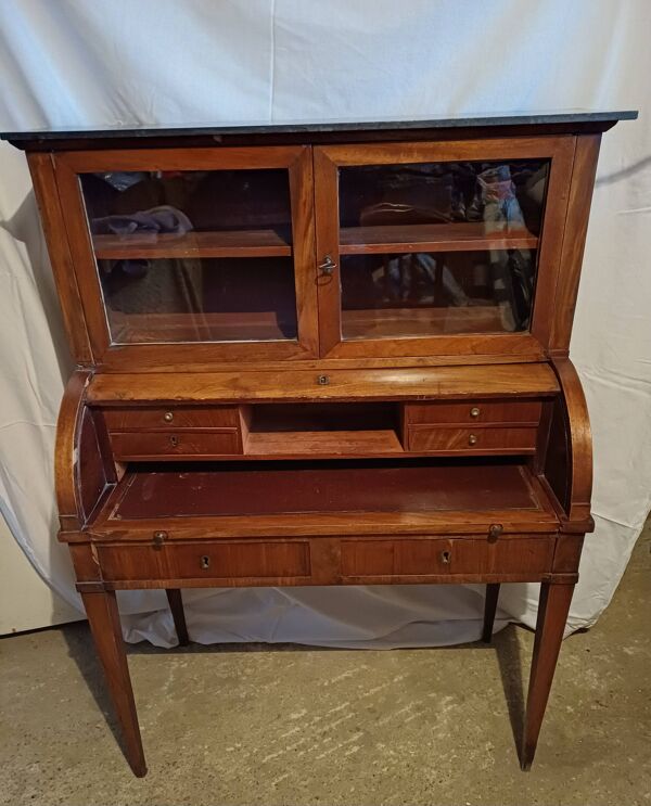 Bureau Bonheur du Jour à cylindre XVIIIème