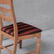 Oak danish mid-century dining chairs