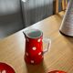 Coffee service with polka dots blancs sarreguemines