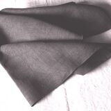 Nappe rustique brune en chanvre lavé teint 1m x 1m80