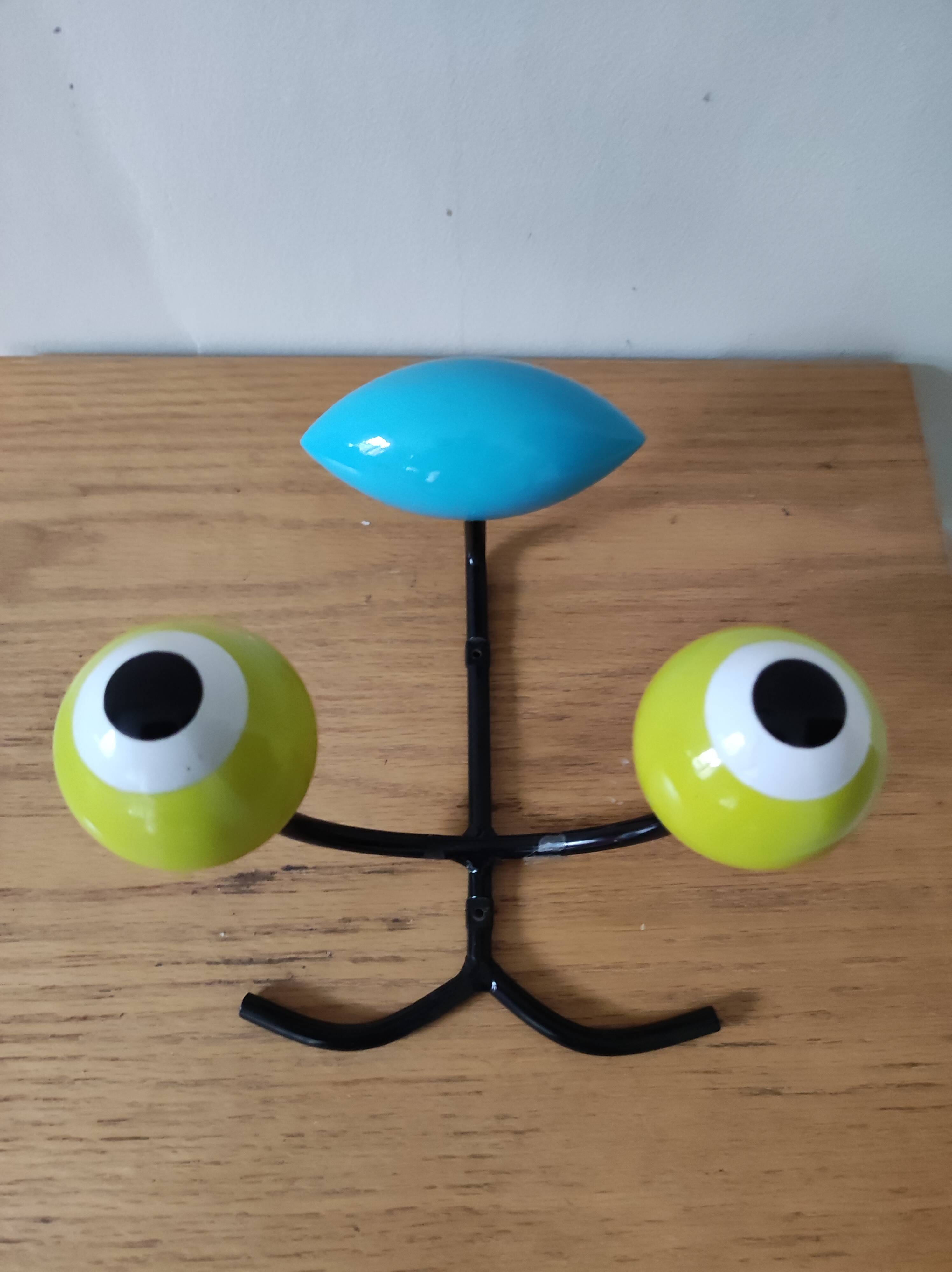 Cloakroom coat holder wall hook tuxedo 60 s