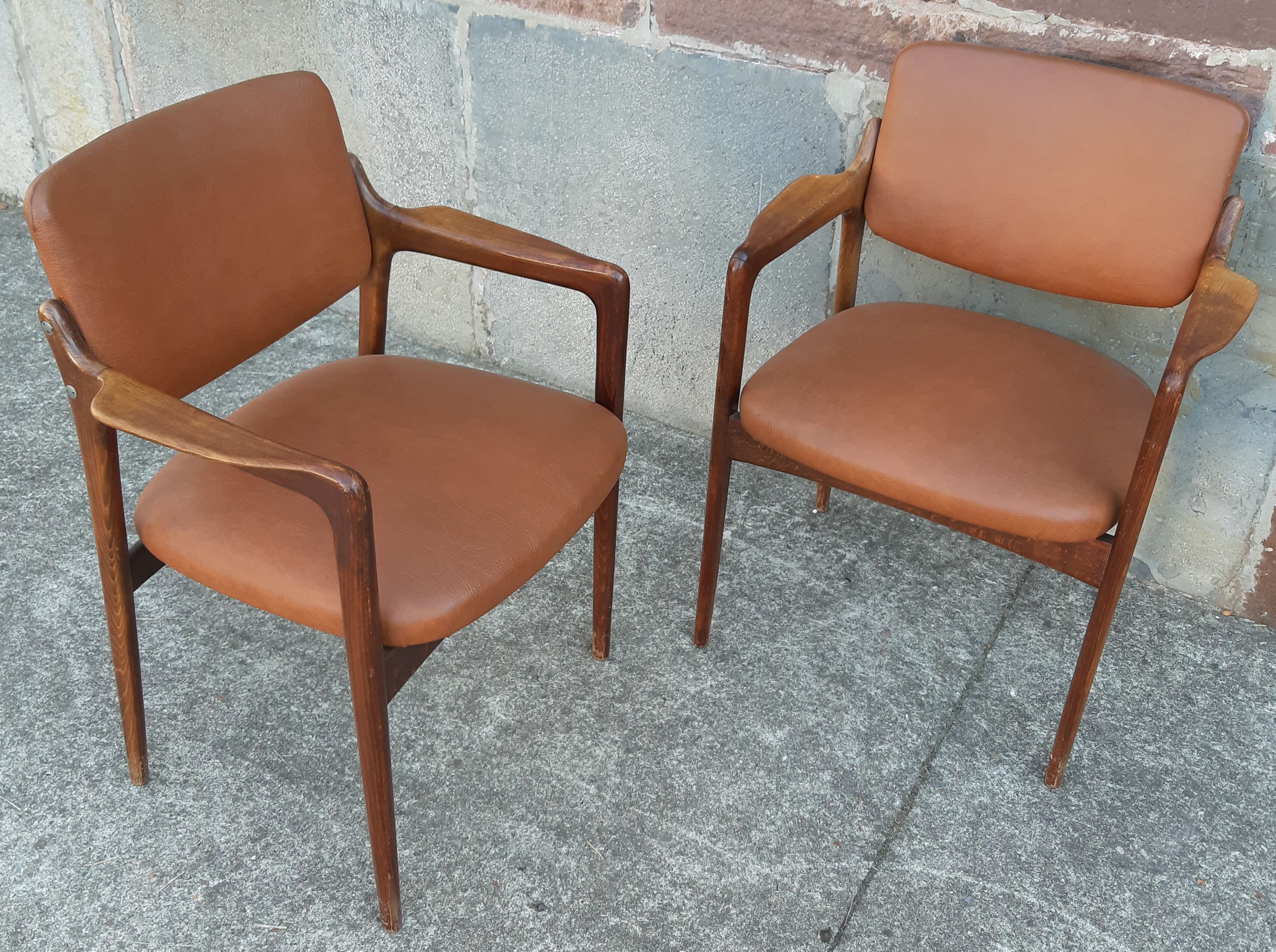 Pair of Scandinavian armchairs