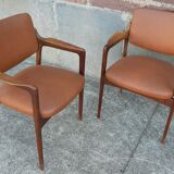 Pair of Scandinavian armchairs