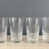 Set of four baccarat tumblers Nancy model