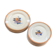 15 orange Primavera plates