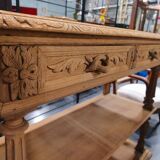 Old oak shelf console