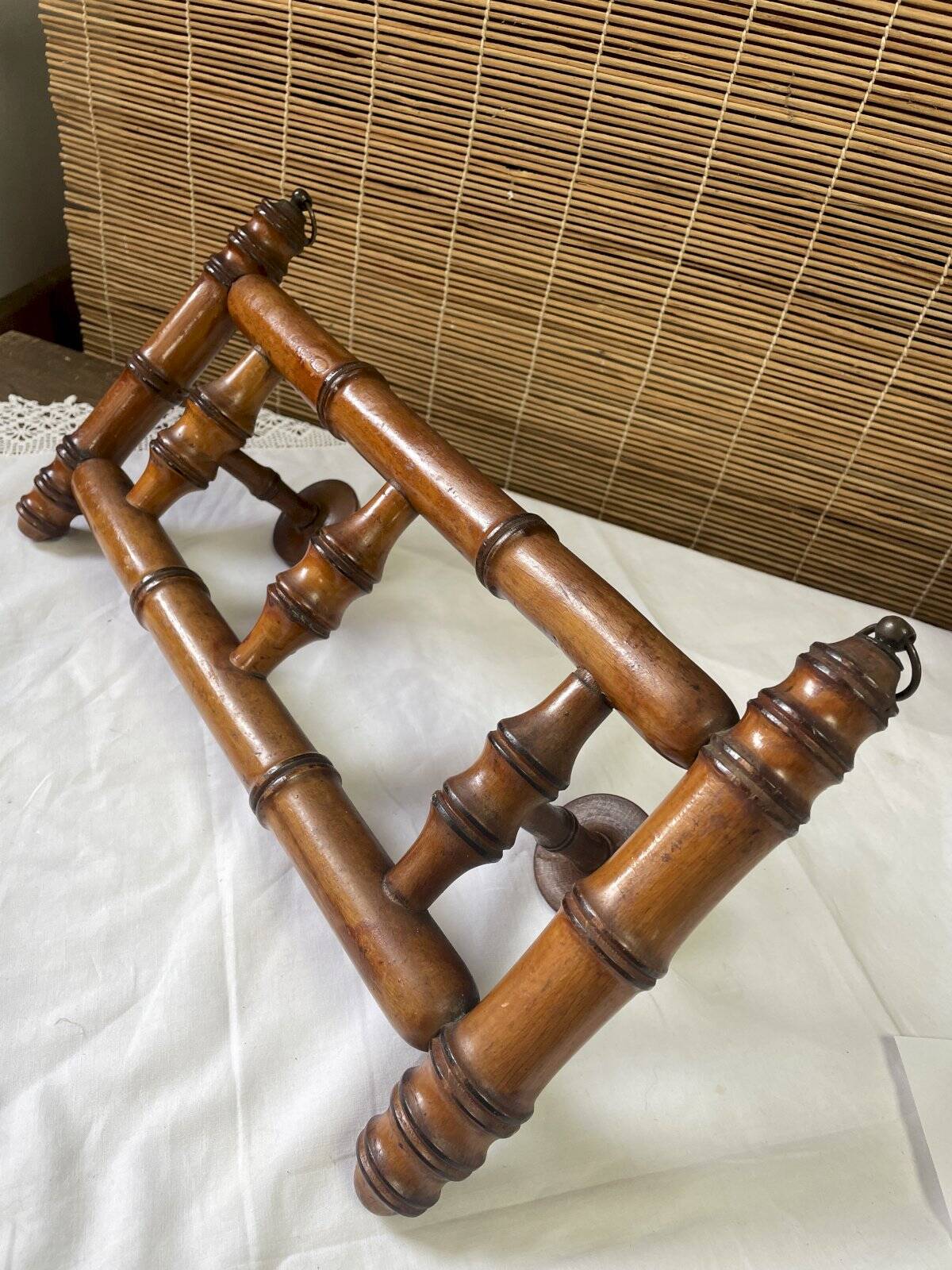 Antique retractable coat (hat) rack