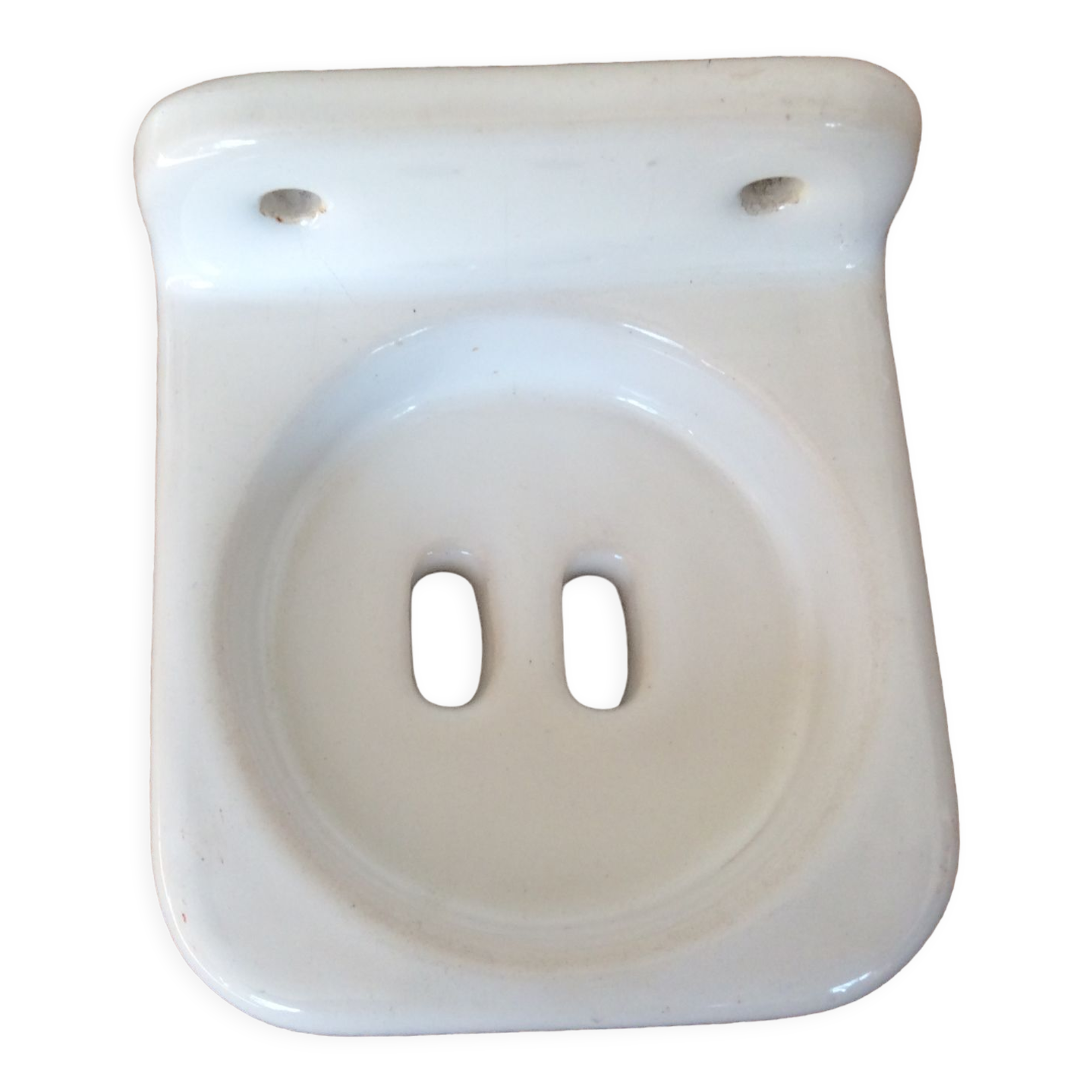 Porcelain soap dish