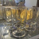lot of vintage stemmed glasses from the 60s/70s