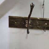 Old school coat rack with 8 hooks