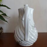 Théière chocolatière porcelaine Limoges Haviland - Sylvie roses - Tors