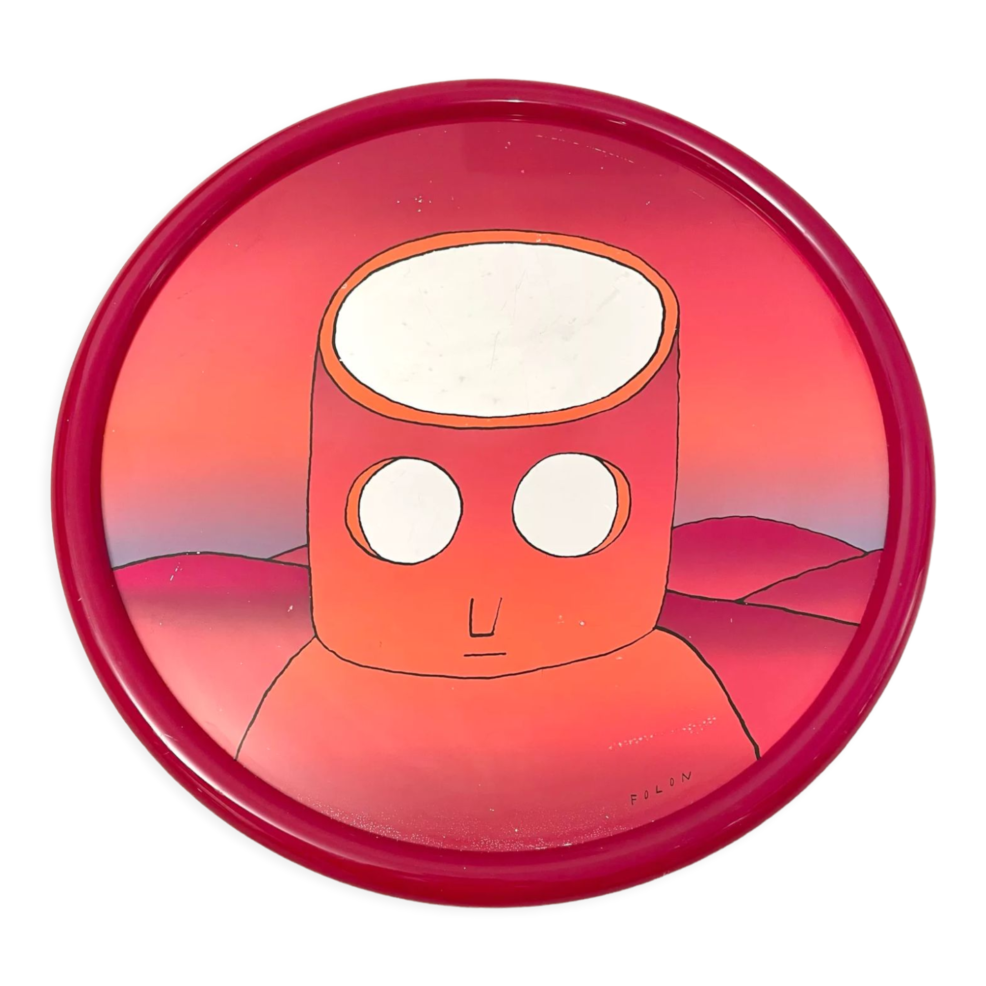 Réflexion mirror by Jean Michel Folon, 1970