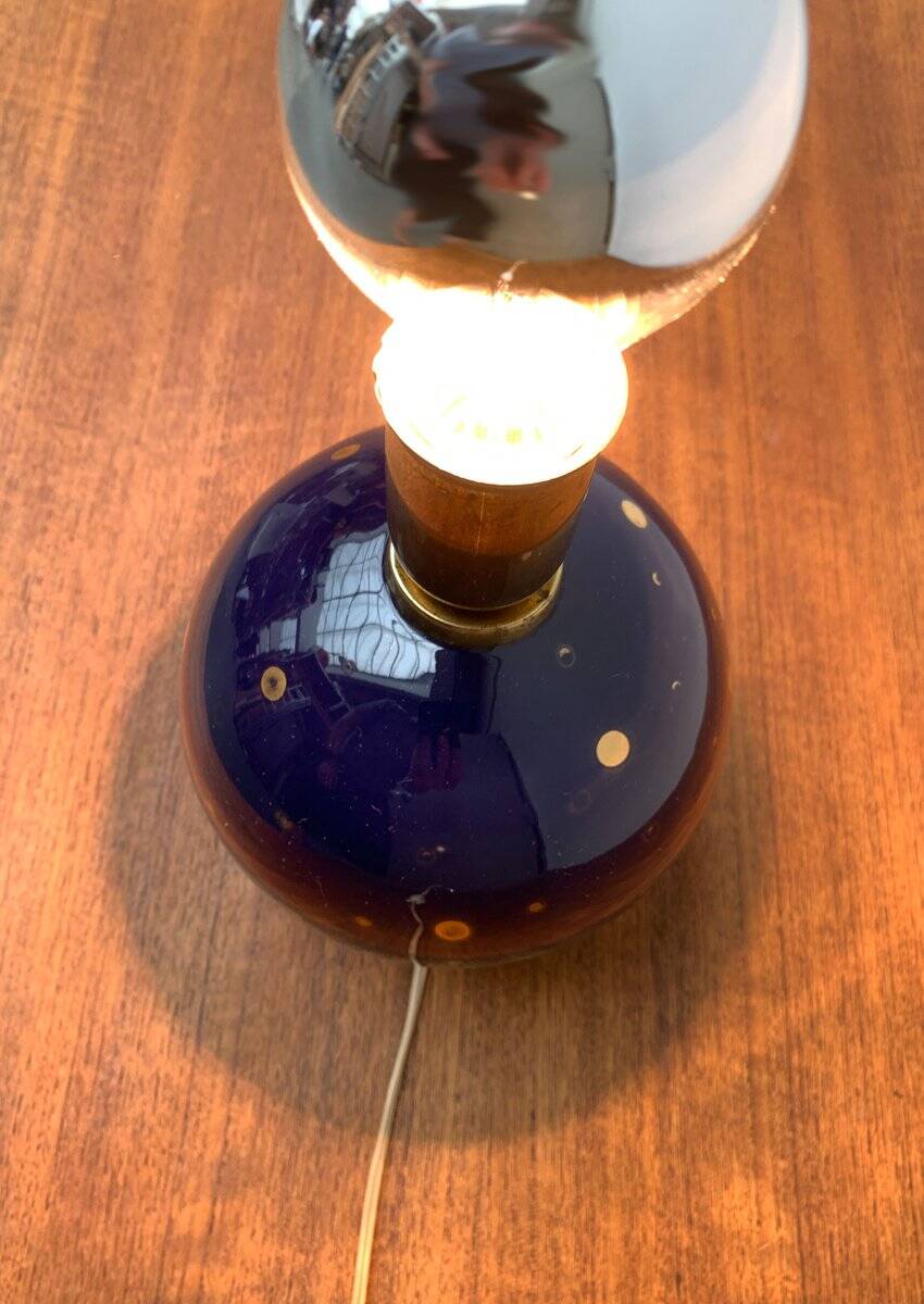 Italian table lamp from the mid-century, 1950s.