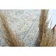 1970s Vintage Persian Handmade Wool Cotton Light Beige Area Rug