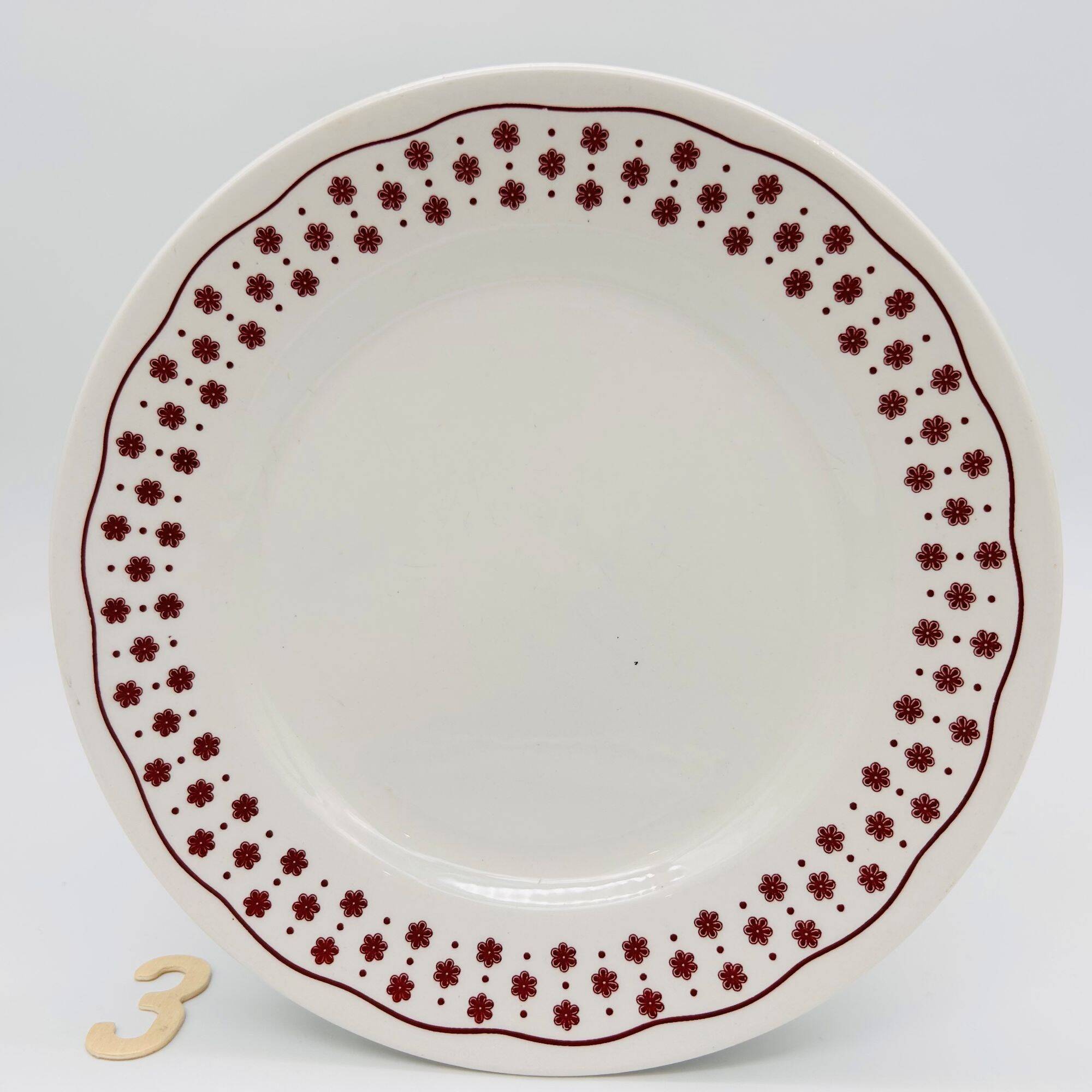 6 dessert plates "Nuova Fontebasso", Italy.