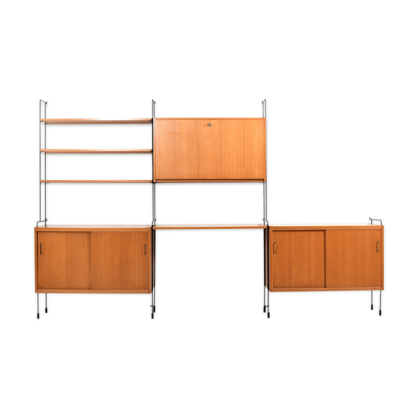 Shelf System Model Omnia in Ash by Ernst Dieter Hilker 1960s