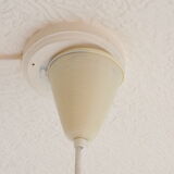 Early plastics cellulose pendant lamp by Atelier de recherche plastique and Rotaflex 1950s.