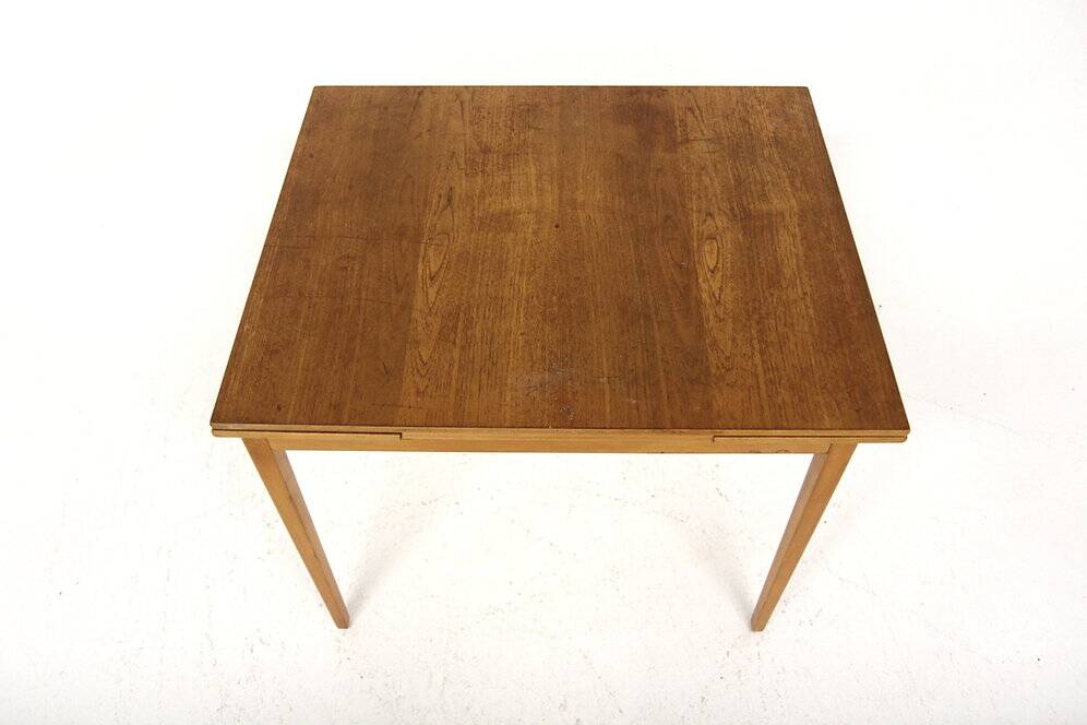 Teak "wallet" dining table, Sweden, 1960s
