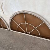 Half-moon window pair