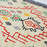 Handmade Berber carpet 246 X 150 CM
